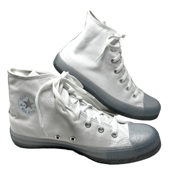 Converse Chuck Taylor High Shoes Casual Sneakers Kids Women White Canvas A02927F - Picture 2 of 10